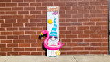 Summer Vibes Gnome with Floaty Vertical Porch Leaner DIY Unfinished Kit
