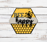 Bee Happy Door Hanger - Lvl 1