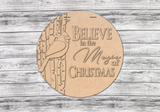 Believe Cardinal Door Hanger - LEVEL 1