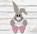 Big Bunny Porch Leaner Accent SVG