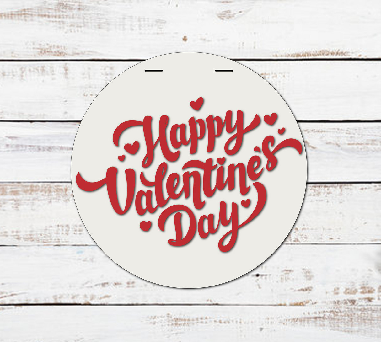 Happy Valentine's Day Big Door Hanger - LEVEL 1