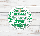 Irish Luck St Patrick's Day Door Hanger - Lvl 2
