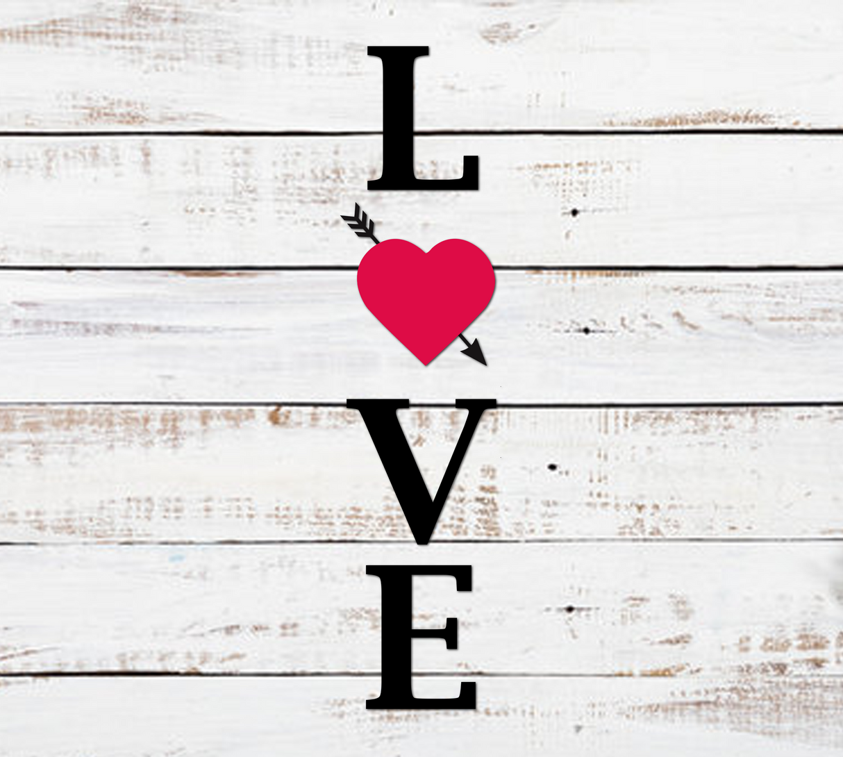 LOVE with Heart SVG