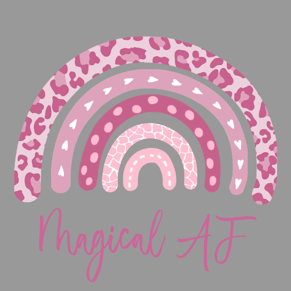 Magical AF Rainbow PNG