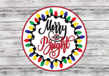 Merry & Bright Lights Door Hanger - LEVEL 2