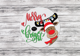 Merry & Bright Reindeer Door Hanger - LEVEL 2