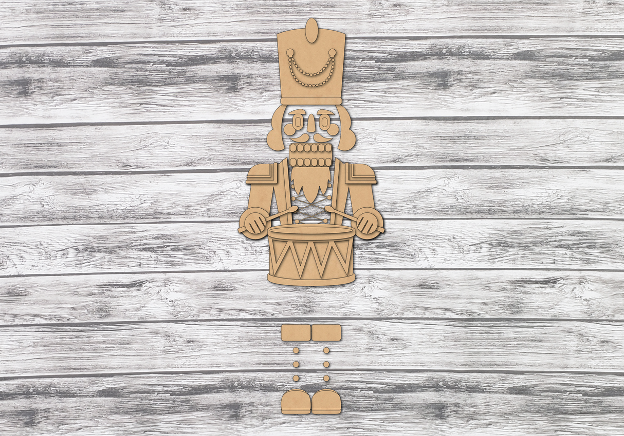 Large Nutcracker Vertical Porch Leaner DIY Unfinished Kit