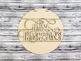 Happy Thanksgiving Door Hanger - LEVEL 1