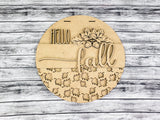 Hello Fall Leaves Door Hanger - LEVEL 2