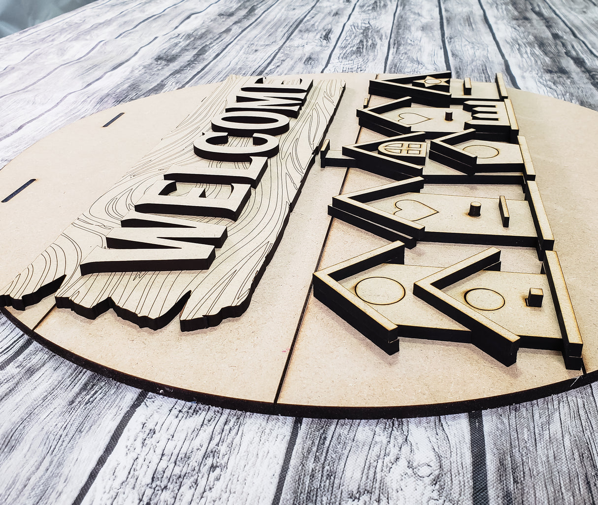 Welcome Tiny Birdhouses Door Hanger - Lvl 2