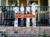 3D Happy Halloween Gnome Porch Leaner Unfinished Kit