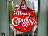 Merry Christmas Lights Door Hanger - LEVEL 2