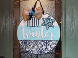 HELLO Winter Snowflake Door Hanger - LEVEL 1