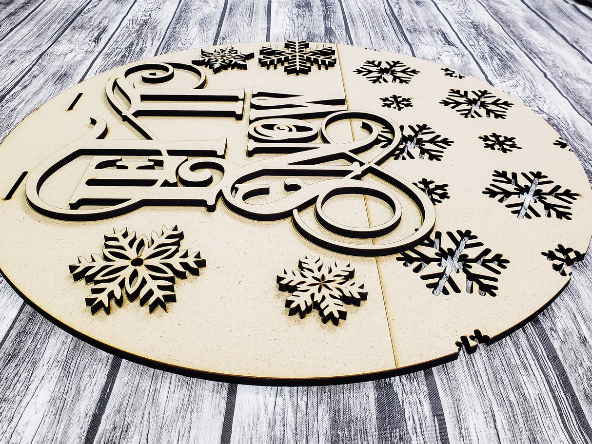 Let It Snow Elegant Door Hanger - LEVEL 1
