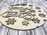 Let It Snow Elegant Door Hanger - LEVEL 1