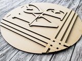 Love Stripes Door Hanger - LEVEL 1
