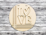 Love Stripes Door Hanger - LEVEL 1