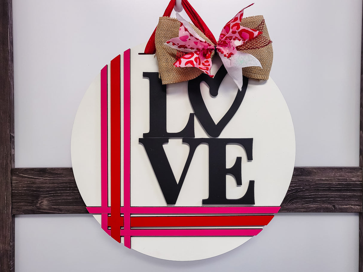 Love Stripes Door Hanger - LEVEL 1