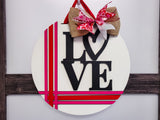 Love Stripes Door Hanger - LEVEL 1
