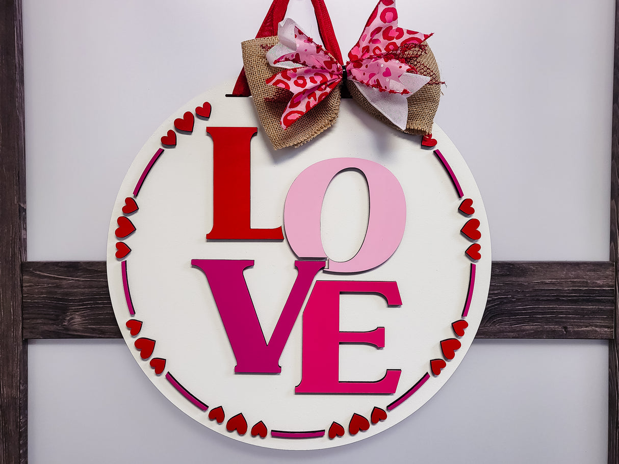 LOVE with Heart Boarder