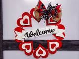 Welcome Heart Wreath Door Hanger - LEVEL 2