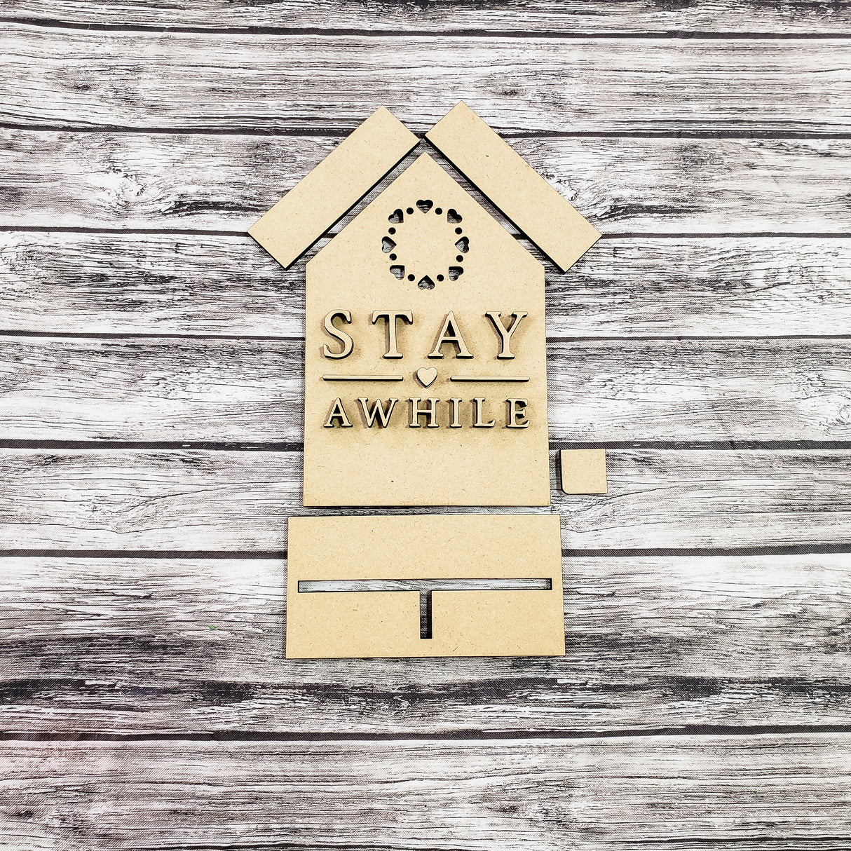 Small Standing House Unfinished Kit
