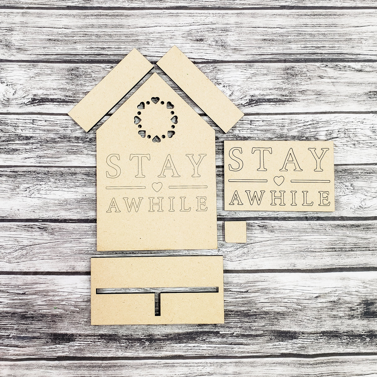 Small Standing House Unfinished Kit