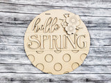 Hello Spring Polka Dots Door Hanger - Lvl 1