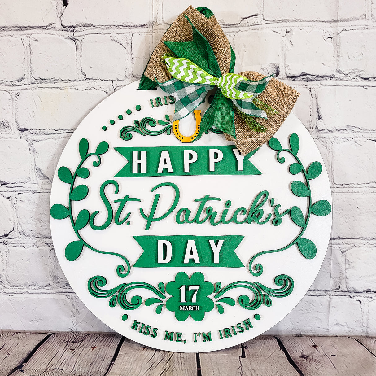 Irish Luck St Patrick's Day Door Hanger - Lvl 2