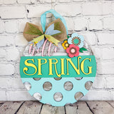 Hello Spring Polka Dots Door Hanger - Lvl 1