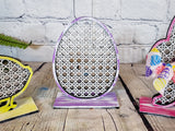 Rattan Easter Standing Chick Bunny Egg