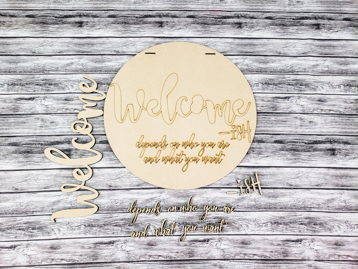 Welcome-ish Door Hanger - Lvl 1