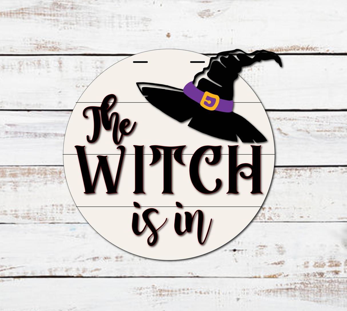The Witch Is In Door Hanger - LEVEL 1