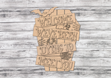 Halloween Coffin Door Hanger - LEVEL 2
