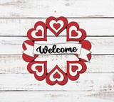 Welcome Heart Wreath Door Hanger - LEVEL 2