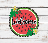 Welcome Whole Watermelon Door Hanger - LEVEL 2