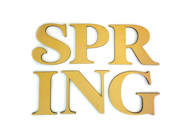 3D SPRING Front Porch Leaner Sign Kit