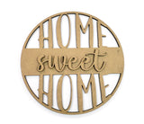 HOME sweet HOME Cut Out Door Hanger - Lvl 1