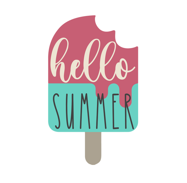 Hello Summer Large Popsicle Door Hanger Kit - Make It Live!