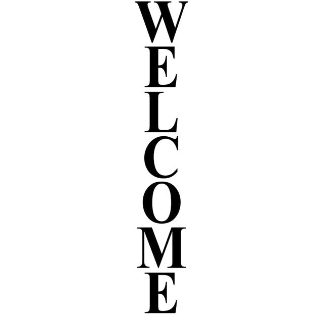 WELCOME Vertical SVG – Kim & Garrett Make It! WELCOME Vertical SVG – Kim & Garrett Make It!