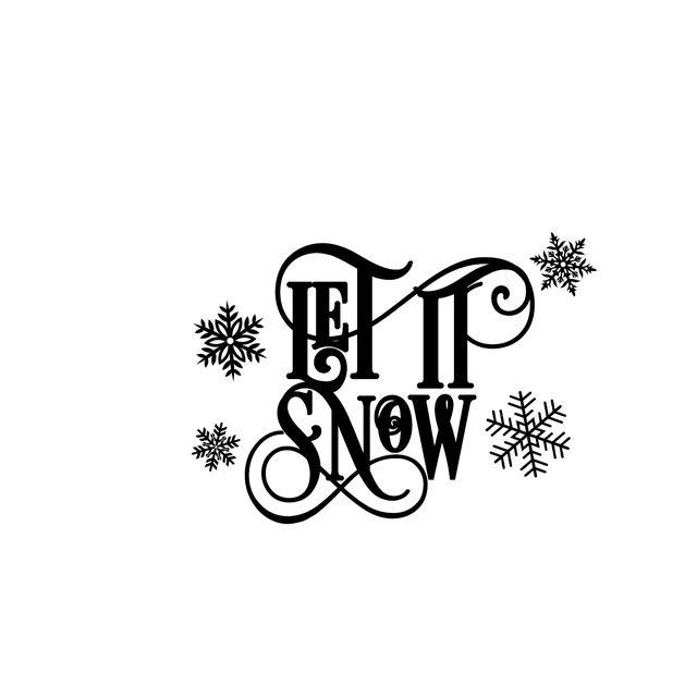 Let It Snow SVG